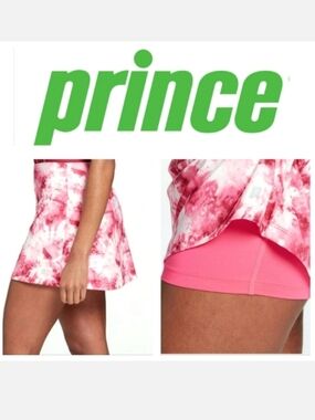 Prince Women's Pink Tie Dye Activewear Tennis Skort Sz XS